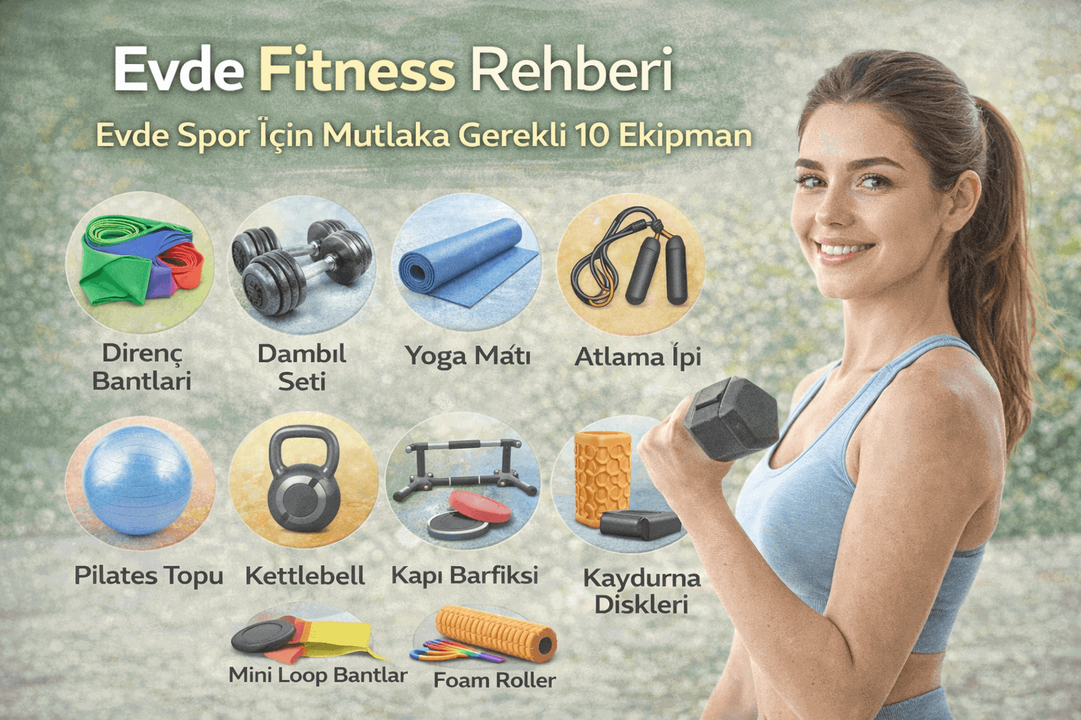 Evde Fitness Rehberi Evde Spor İçin Mutlaka Gerekli 10 Ekipman