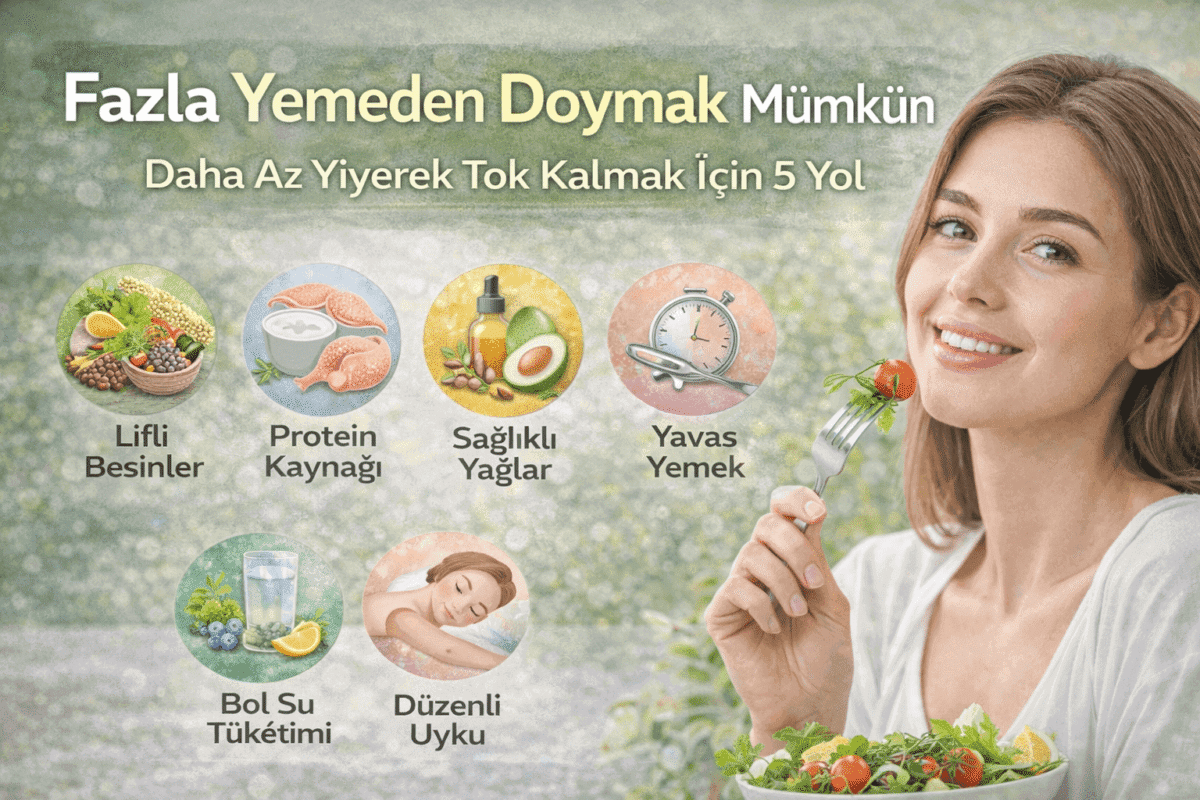 Fazla Yemeden Doymak Mümkün Daha Az Yiyerek Tok Kalmak