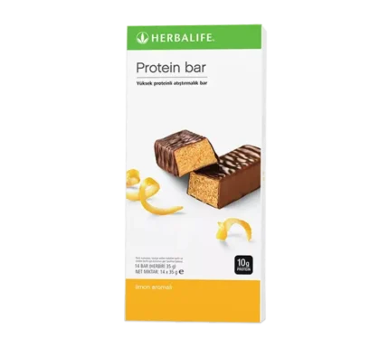 herbalife Vanilya Aromali limonlu çikolatalı bar