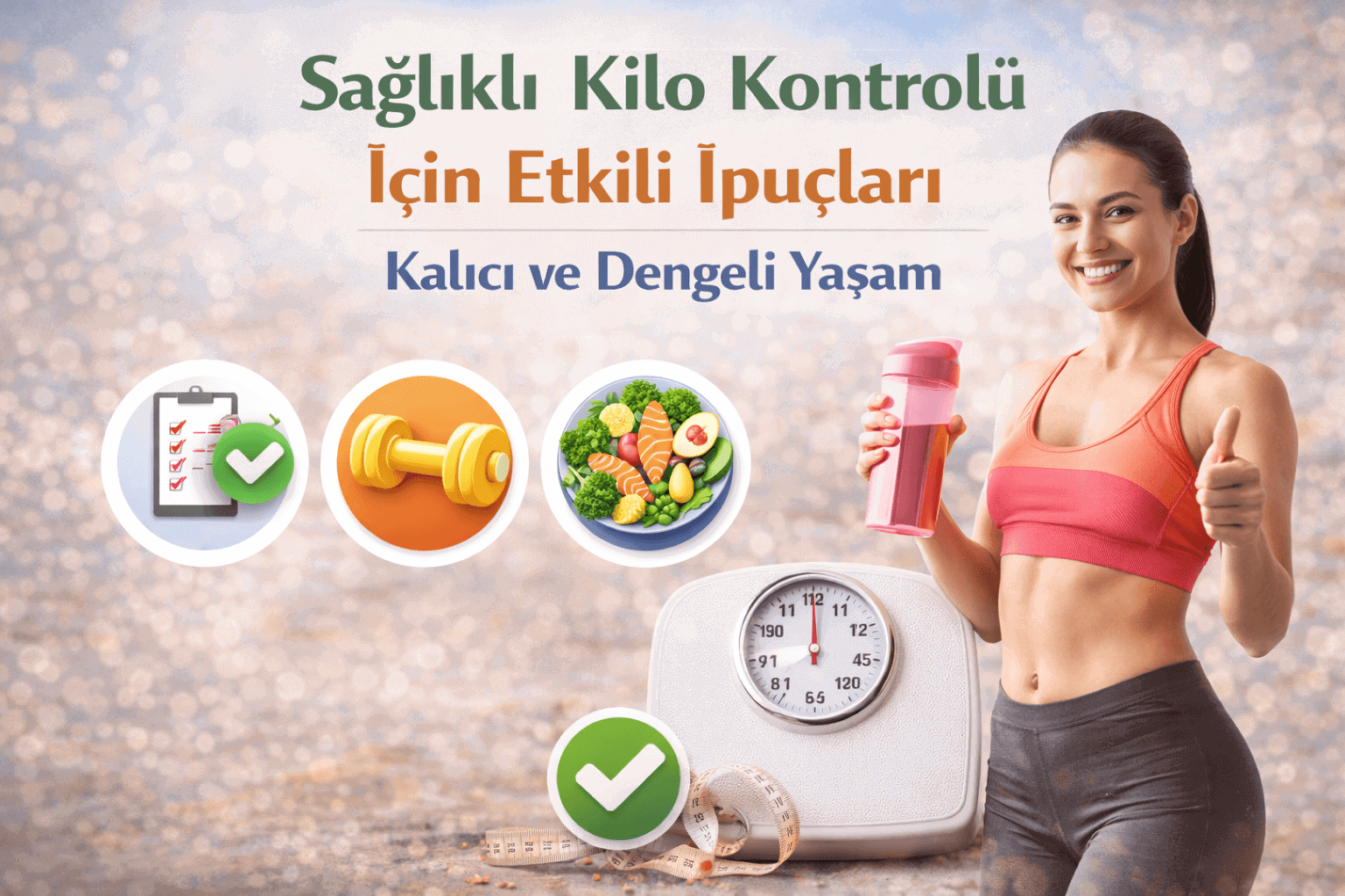 Sağlıklı Kilo Kontrolü İçin Etkili İpuçları Kalıcı ve Dengeli Yaşam