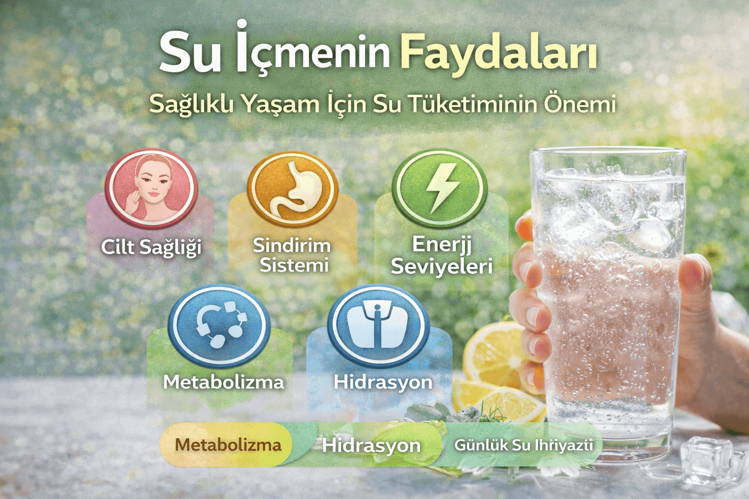 Su İçmenin Sağlık Açısından Önemi Vücudumuzdaki Hayati Rolü