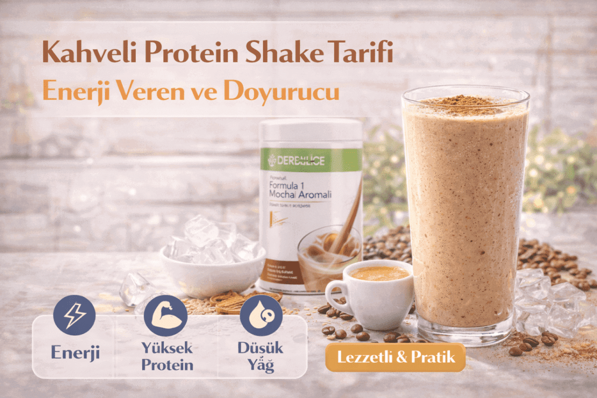 Kahveli Protein Shake Enerji ve Lezzet Dolu Bir Karışım