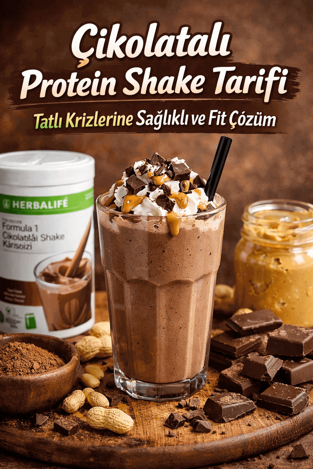 Çikolatalı Protein Shake Tarifi Tatlı Krizlerine Sağlıklı ve Fit Çözüm