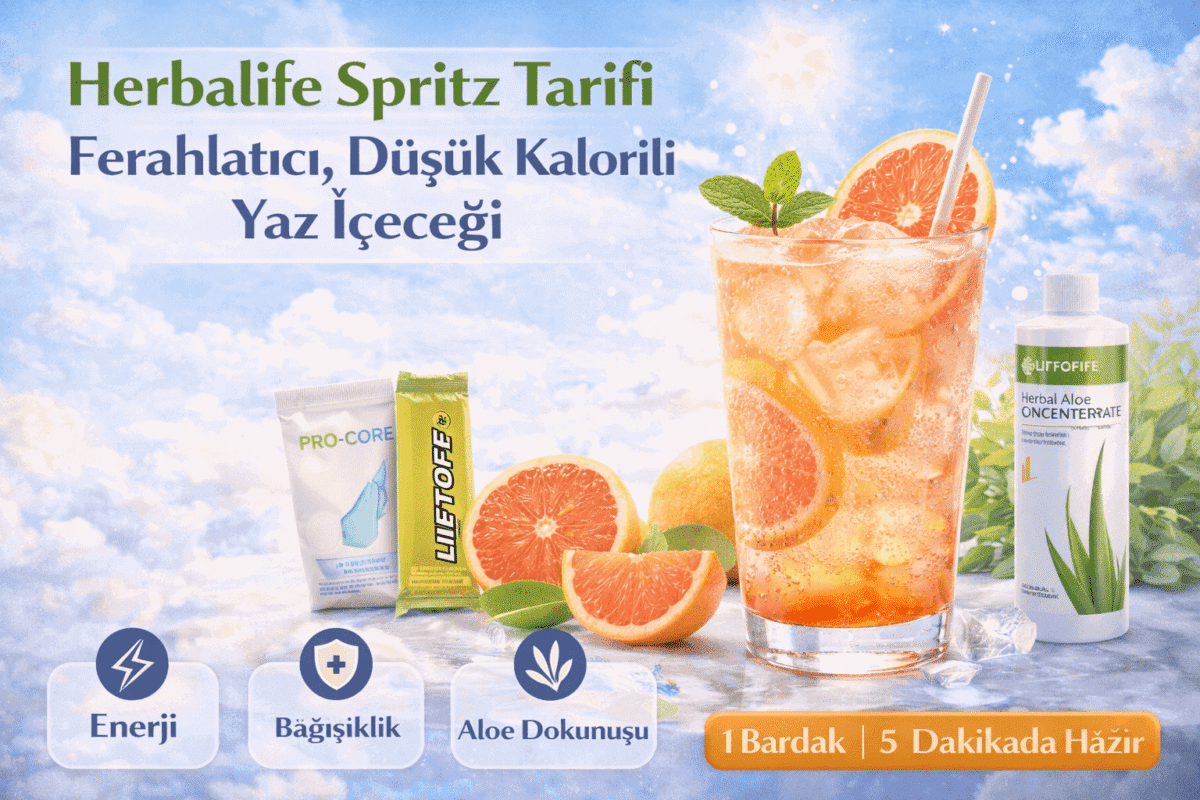 Herbalife Spritz Tarifi | Ferahlatıcı, Düşük Kalorili Yaz İçeceği
