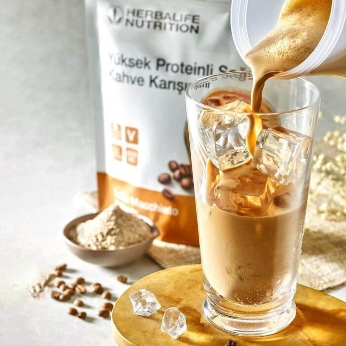 Yuksek Proteinli Soguk Kahve Karisimi