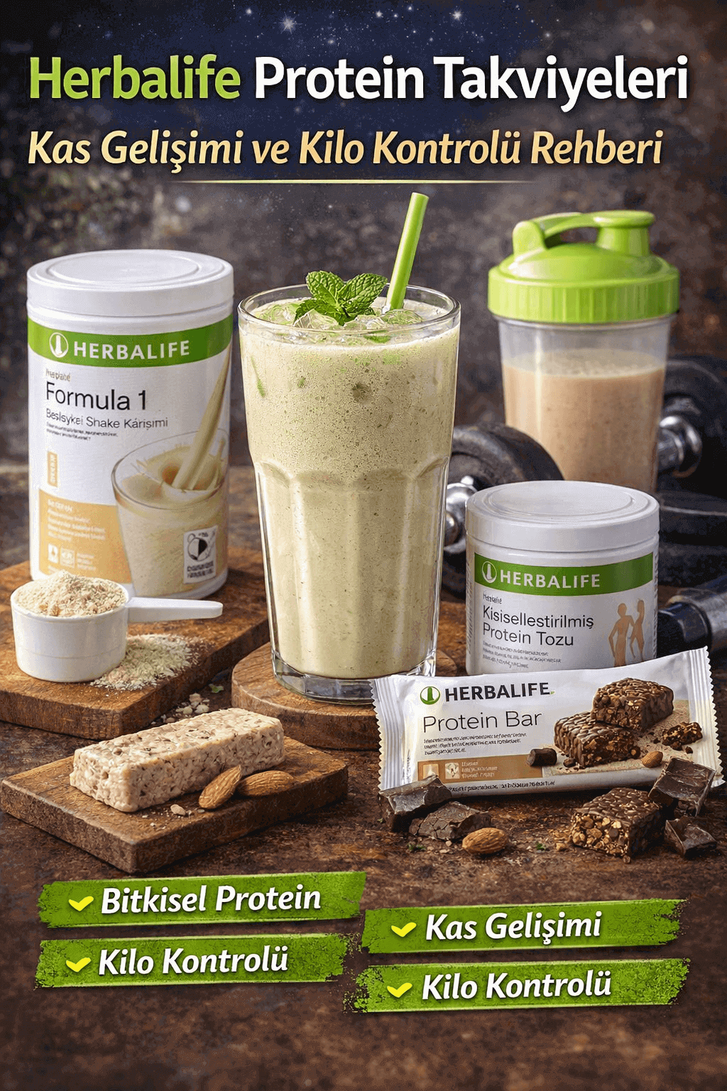 Herbalife Protein Takviyeleri Kas Gelişimi ve Kilo Kontrolü Rehberi