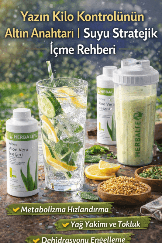 Yazın Kilo Kontrolünün Altın Anahtarı Suyu Stratejik İçme Rehberi