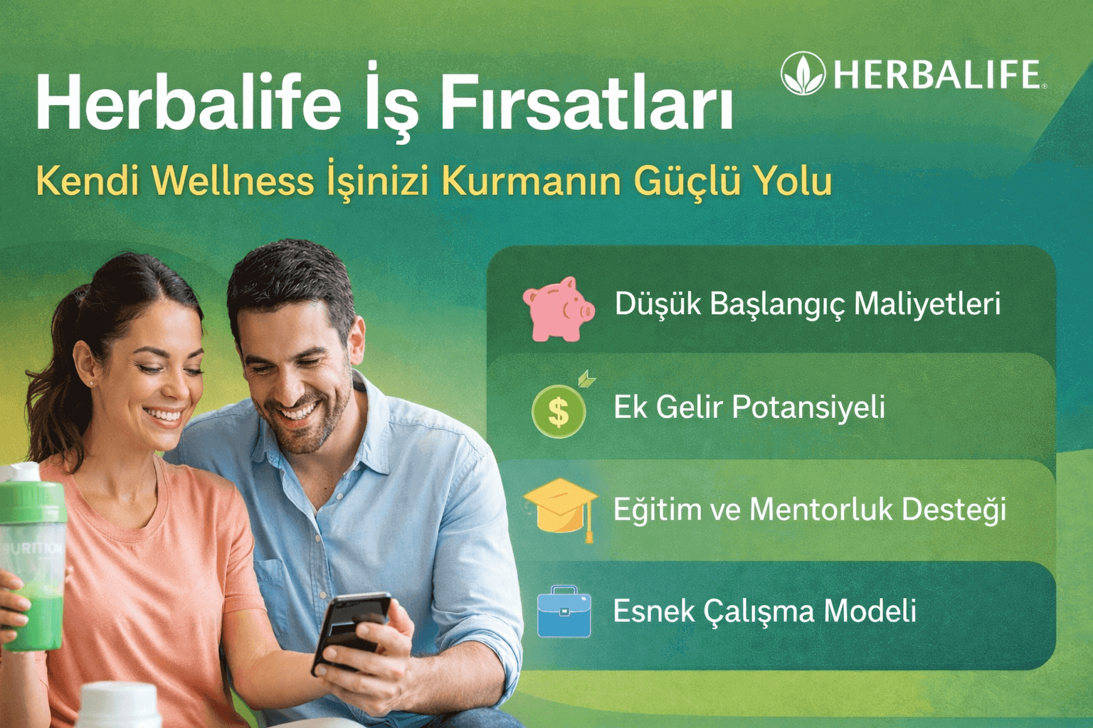 Herbalife İş Fırsatı | Kendi Wellness İşinizi Kurmanın Avantajları