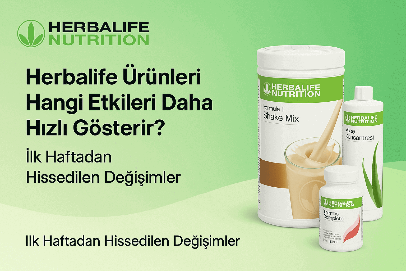 Herbalife İlk Haftada Ne Gibi Etkiler Gösterir? Hızlı Sonuç Rehberi