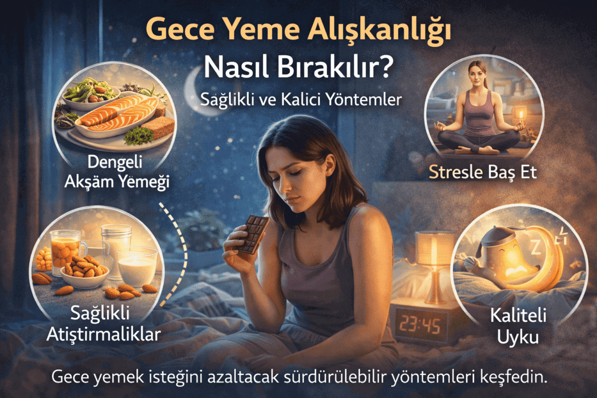 Gece Yeme Alışkanlığı Nasıl Bırakılır? Sağlıklı ve Kalıcı Yöntemler