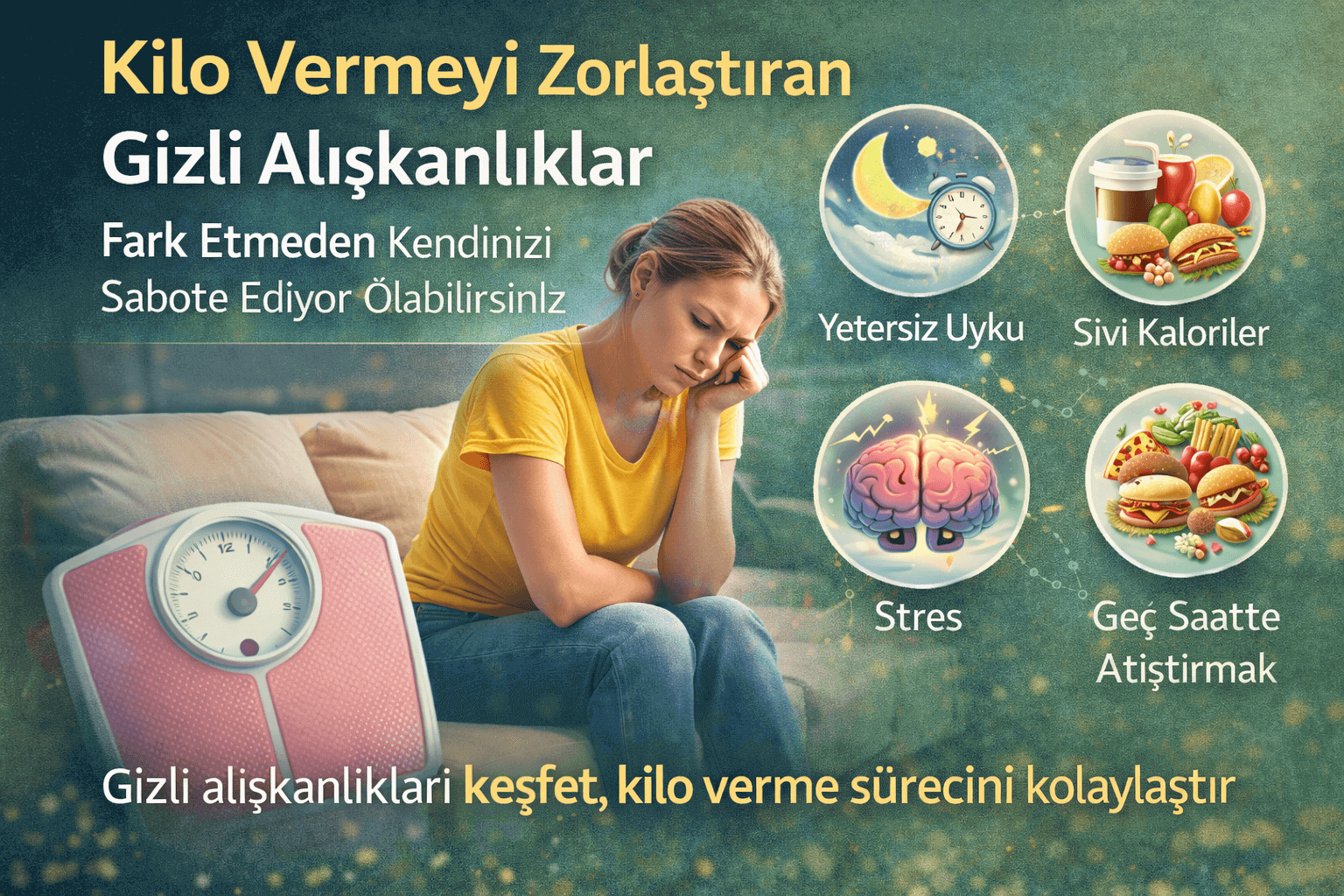 Kilo Vermeyi Zorlaştıran Gizli Alışkanlıklar Nelerdir?