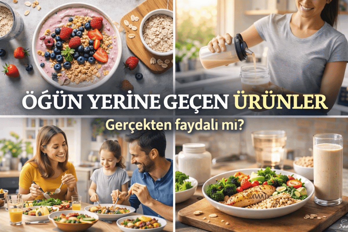 Öğün Yerine Geçen Ürünler Faydalı mı?