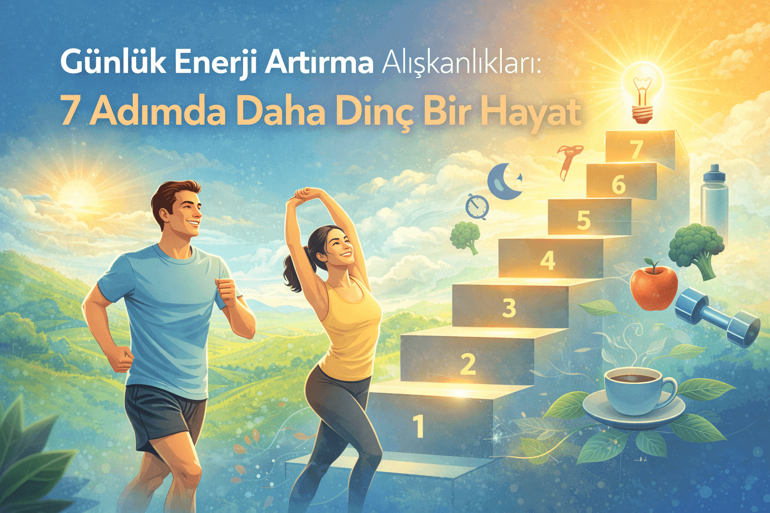Günlük Enerji Artırma Alışkanlıkları: 7 Adımda Daha Dinç Bir Hayat